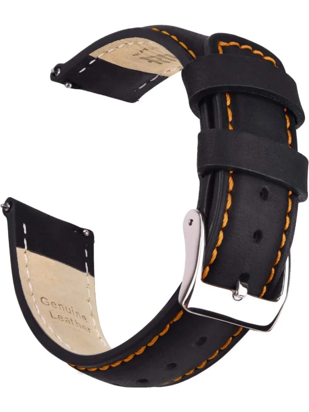 Genuine Leather Watch Bands for Men & Women | Quick Release Straps, Perfect